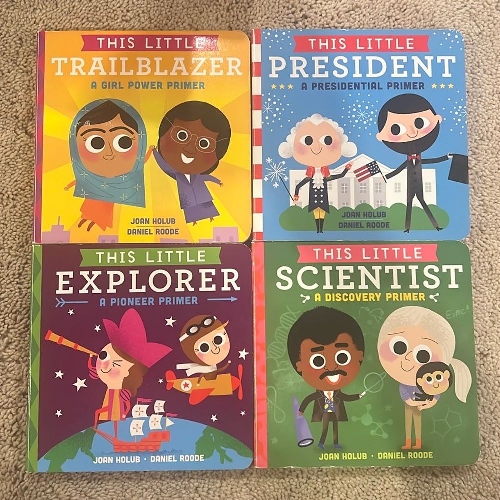 Set of 4 This Little board books